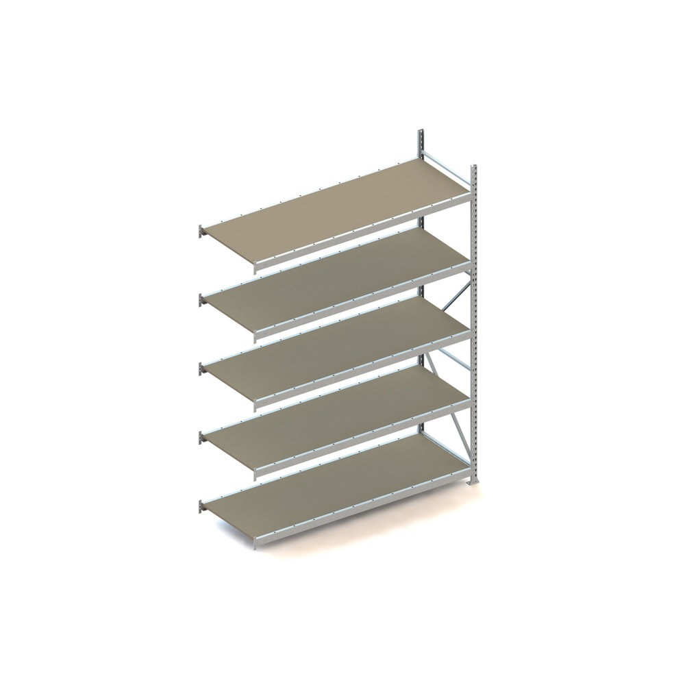 Produktabbildung Nr. 1: Rayonnage grande portée META, avec panneaux agglomérés, capacité de charge 600 kg, TA, H x l x P 3 000 x 2 200 x 800 mm