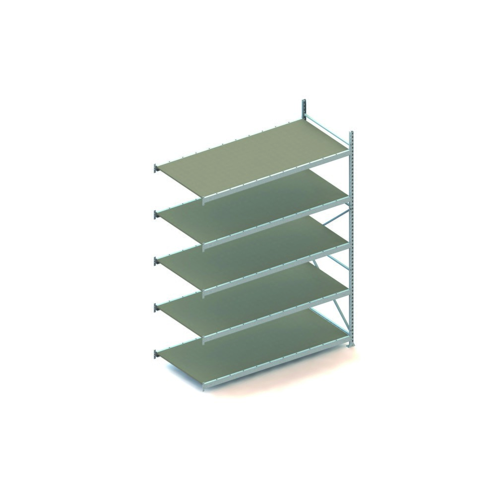 Produktabbildung Nr. 1: Rayonnage grande portée META, avec panneaux agglomérés, capacité de charge 600 kg, TA, H x l x P 3 000 x 2 200 x 1 050 mm