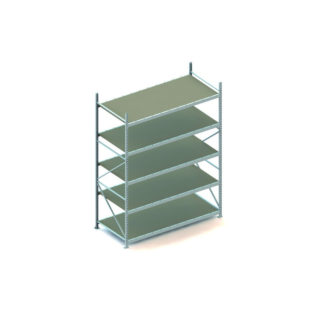 Produktabbildung Nr. 1: Rayonnage grande portée META, avec panneaux agglomérés, capacité de charge 600 kg, module de base, H x l x P 3 000 x 2 200 x 1 050 mm
