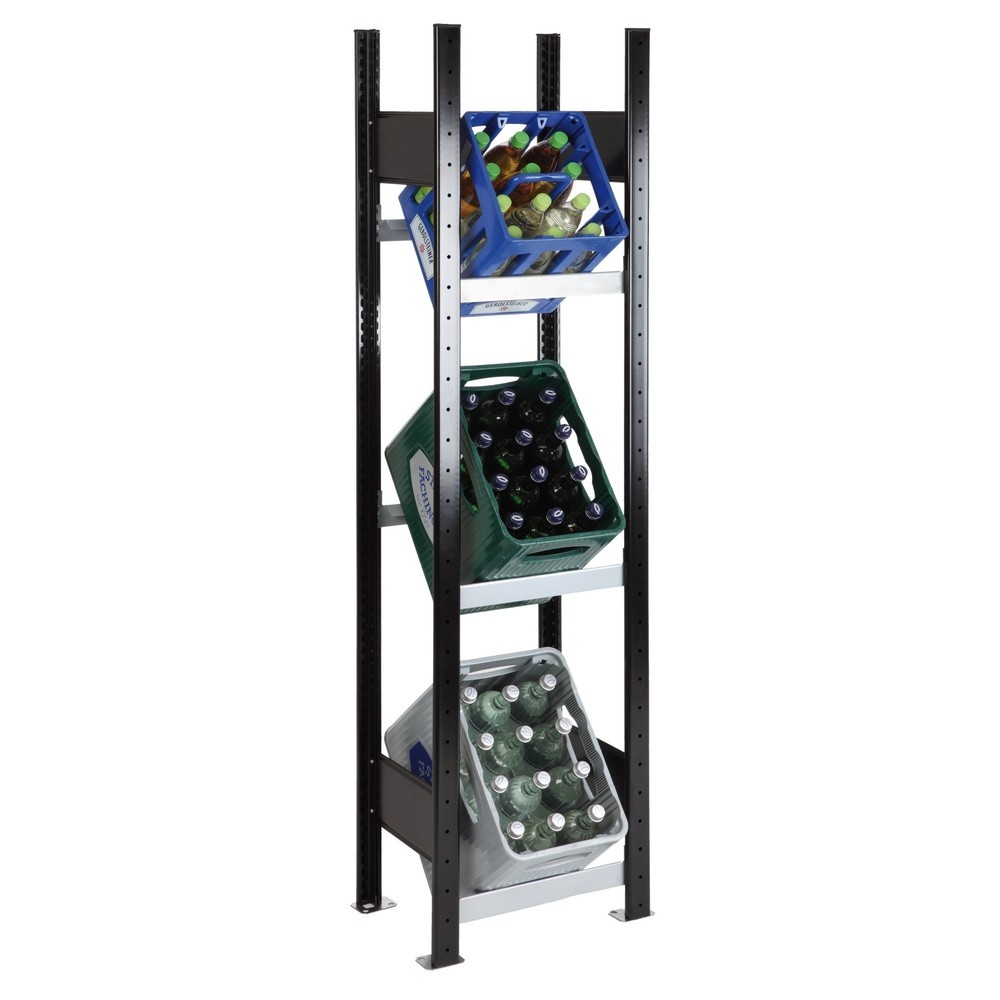 Produktabbildung Nr. 3: Rayonnage pour cagettes à boissons SCHULTE, Hxl 1 800 x 400 mm