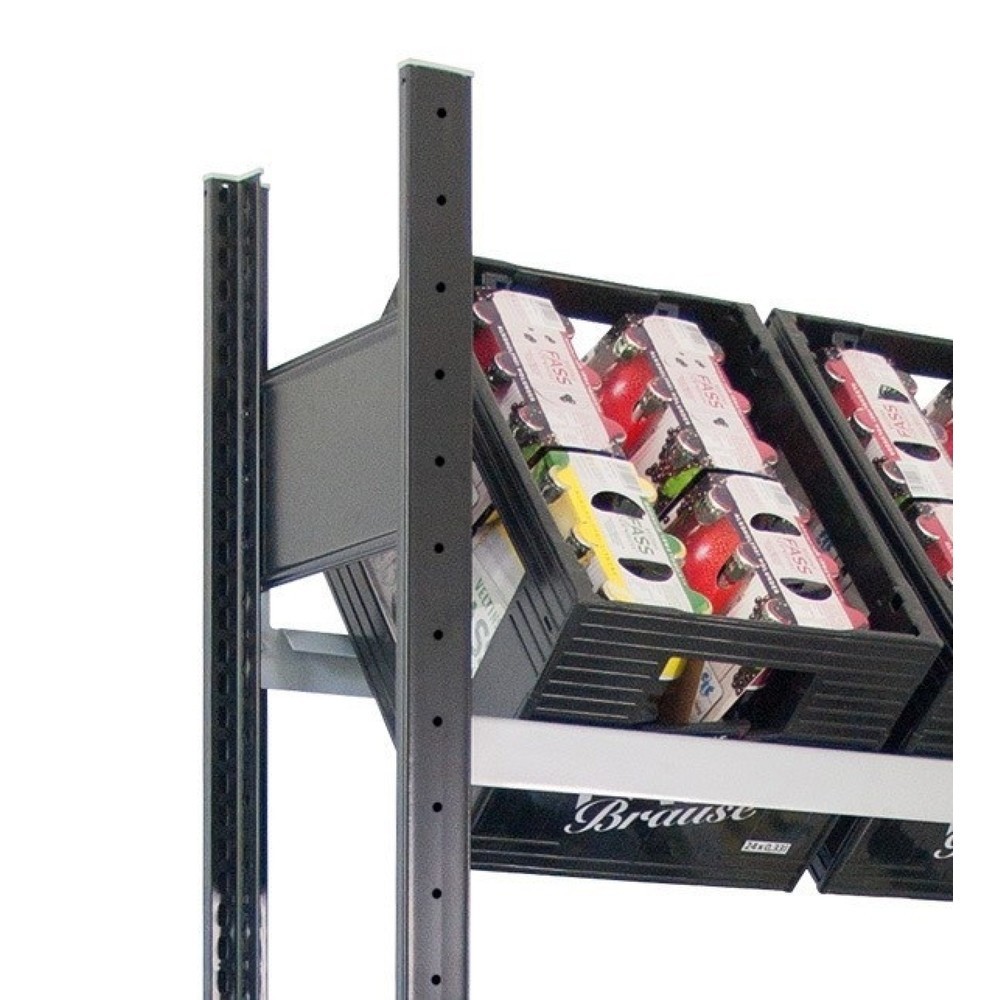 Produktabbildung Nr. 2: Rayonnage pour cagettes à boissons SCHULTE, Hxl 1 800 x 820 mm