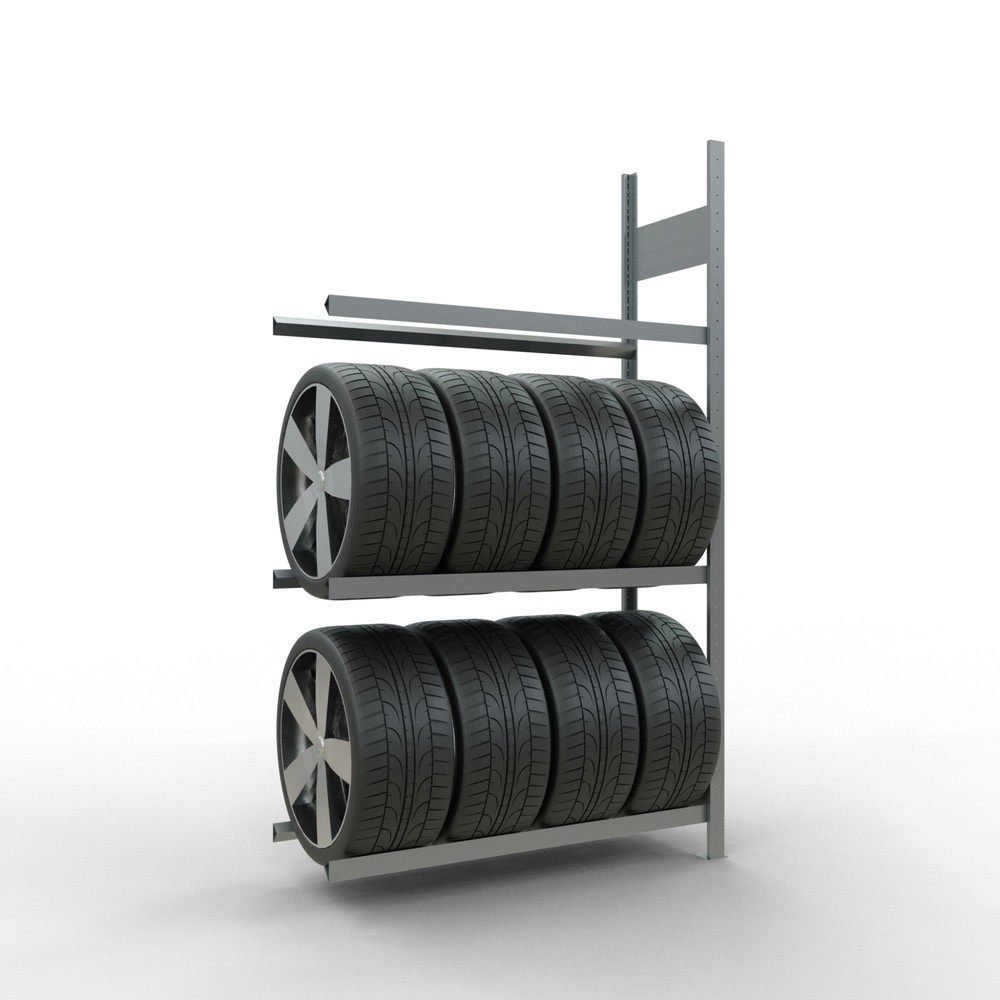 Produktabbildung Nr. 2: Rayonnage pour pneus SCHULTE, travée auxiliaire, HxlxP 2 000 x 1 150 x 400 mm