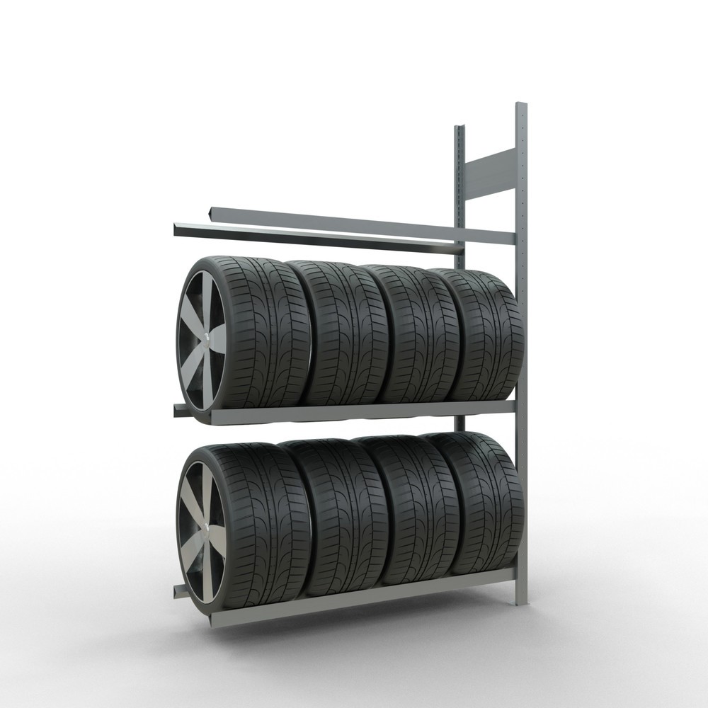 Produktabbildung Nr. 2: Rayonnage pour pneus SCHULTE, travée auxiliaire, HxlxP 2 000 x 1 300 x 400 mm