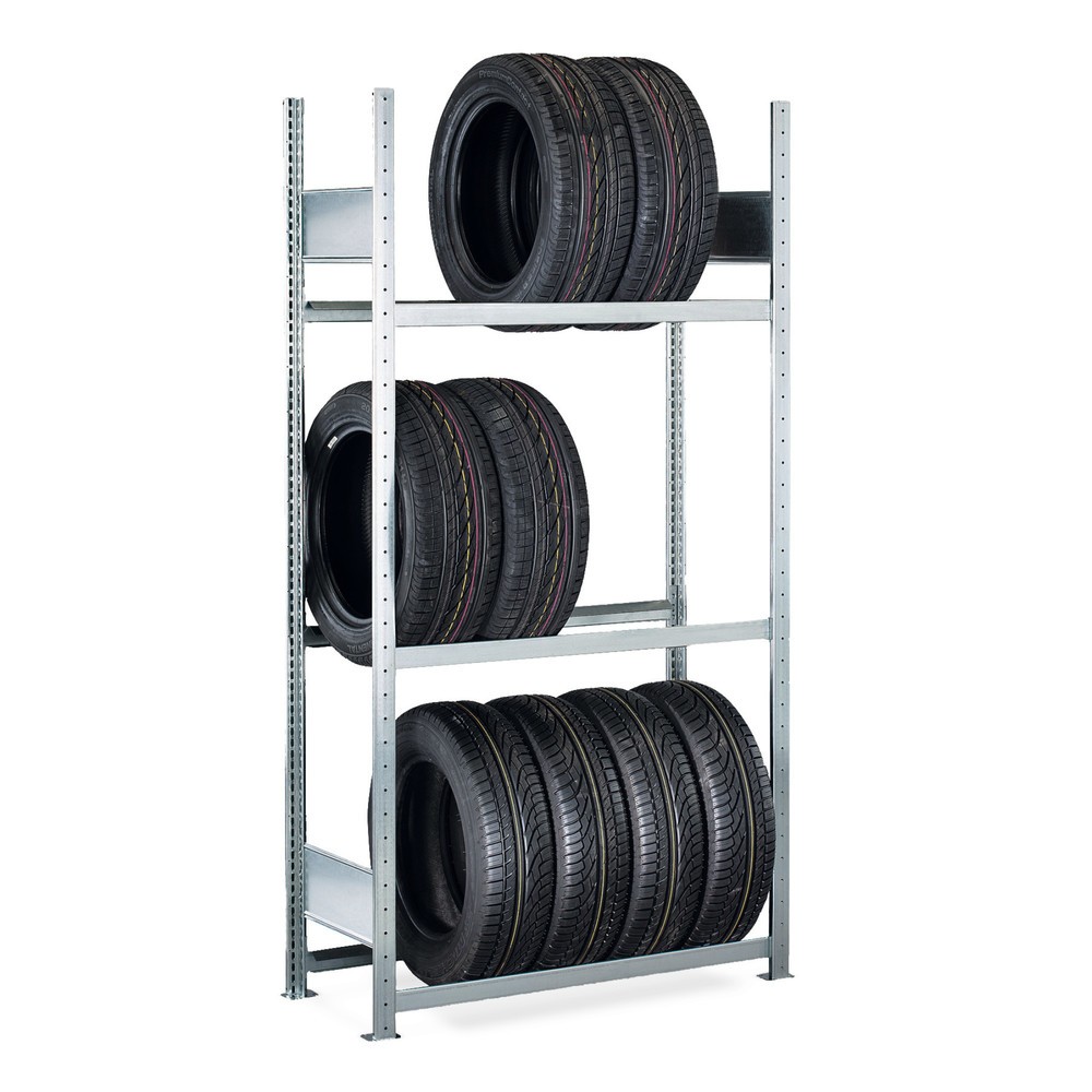 Illustration du produit: Rayonnage pour pneus SCHULTE, travée de base, HxlxP 2 500 x 1 300 x 400 mm