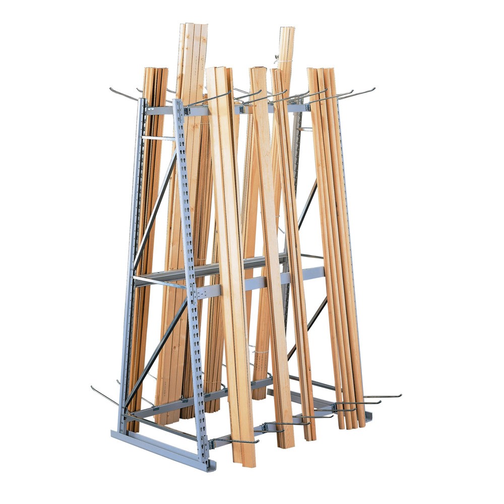 Illustration du produit: Rayonnage vertical META, bilatéral, TB, H x l x P 2 200 x 1 400 x 800 mm
