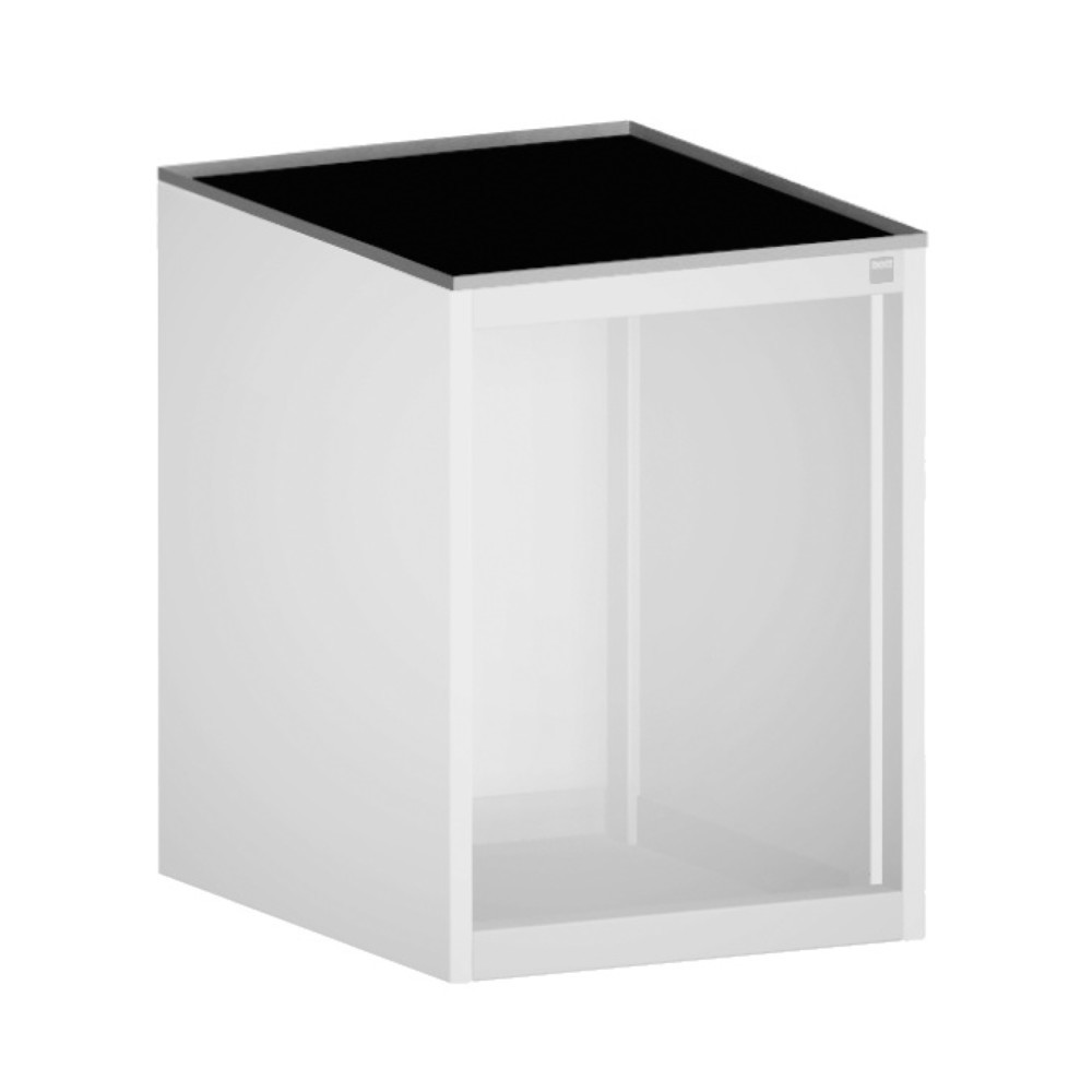 Illustration du produit: Rebord anti-chute avec support d'armoire pour meuble à tiroirs bott cubio, l×P 800 × 650 mm