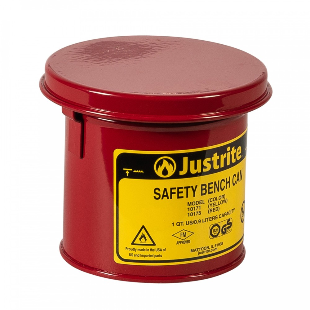 Illustration du produit: Récipient de nettoyage asecos® avec couvercle rabattable, 1 litre