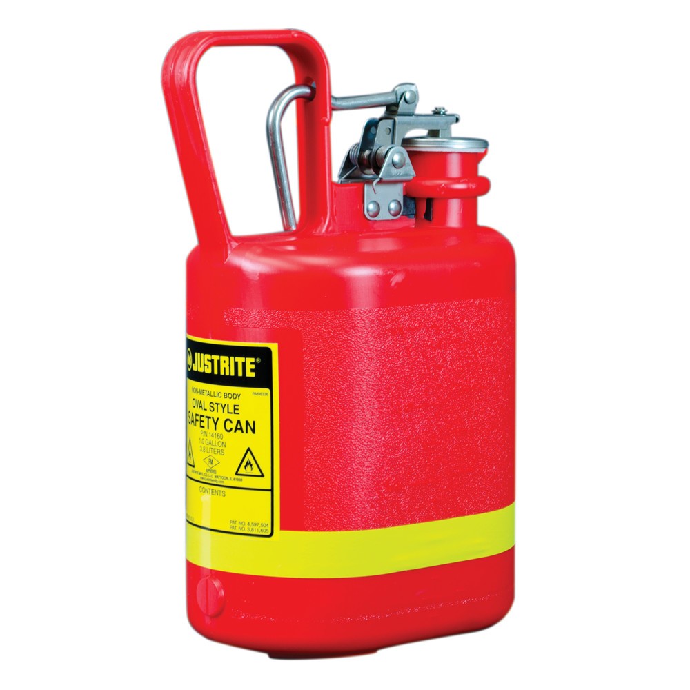 Produktabbildung Nr. 1: Récipient de sécurité Justrite en PEHD type I, rouge, 4 litres