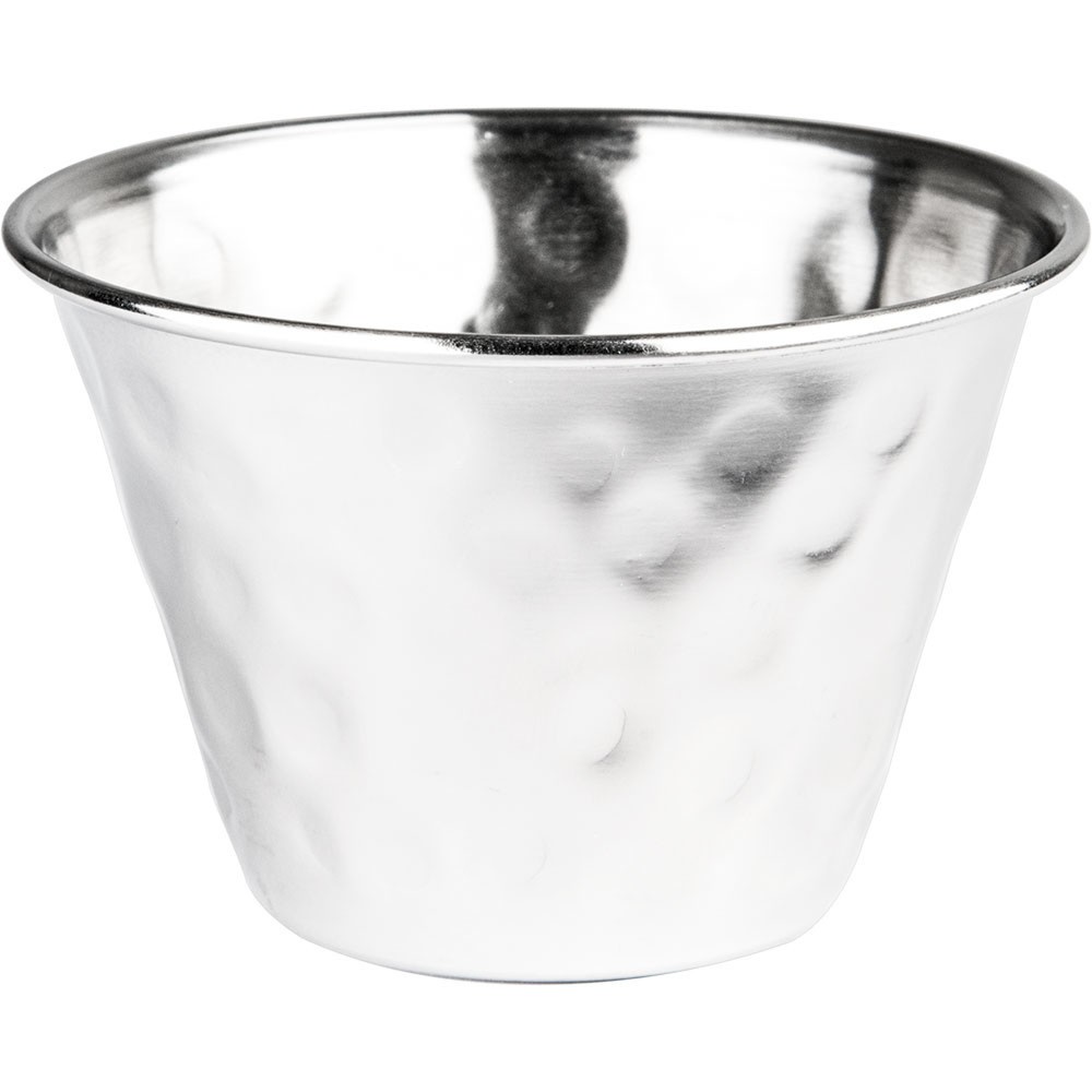 Illustration du produit: Récipient pour sauces Stalgast en acier inoxydable, finition martelée Ø 72 mm, 120 ml