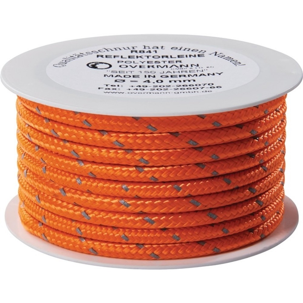 Illustration du produit: Cordon réfléchissant Safety Reflector longueur 50 m D. 8 mm polyester orange OVE