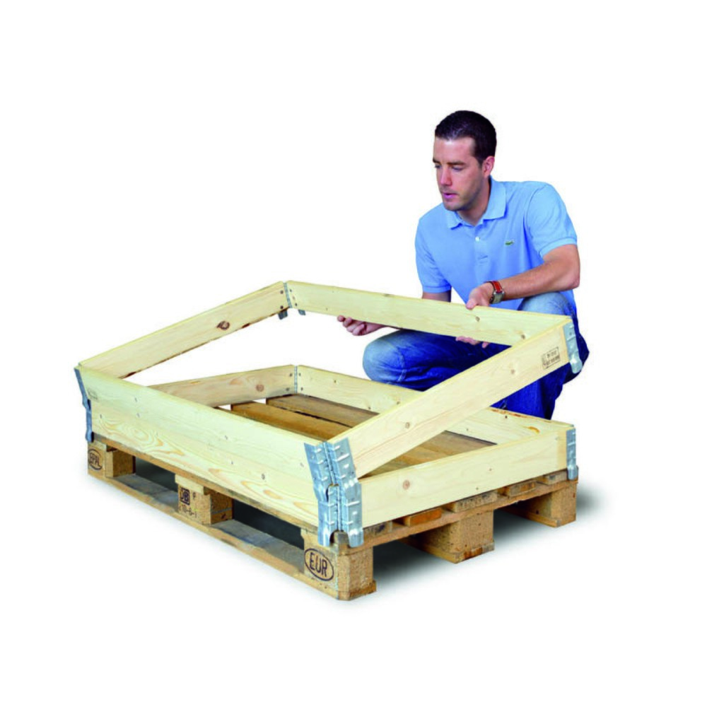 Produktabbildung Nr. 2: Cadre en bois pour palettes Euro, dimensions 1/2, LxlxH 800 x 600 x 200 mm