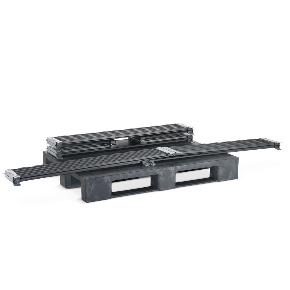 Produktabbildung Nr. 3: Rehausse en plastique, lxP 1 200 x 800 mm, 6 charnières