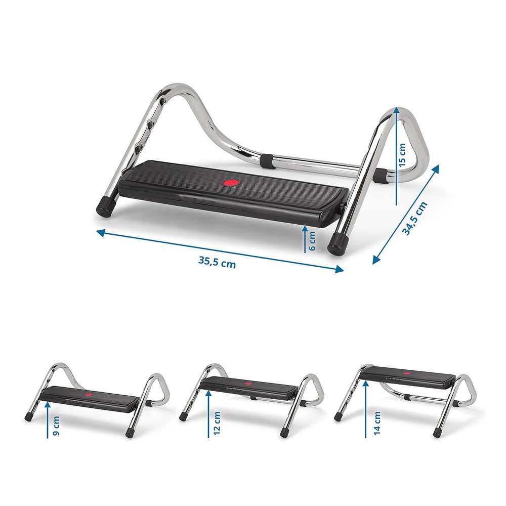 Produktabbildung Nr. 8: Repose-pieds hjh OFFICE PODI IV plastique réglable en hauteur, noir