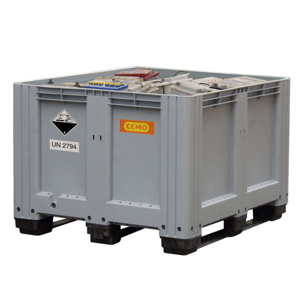 Illustration du produit: Réservoir Collecte des Batterie à déchets CEMO, 610 litres