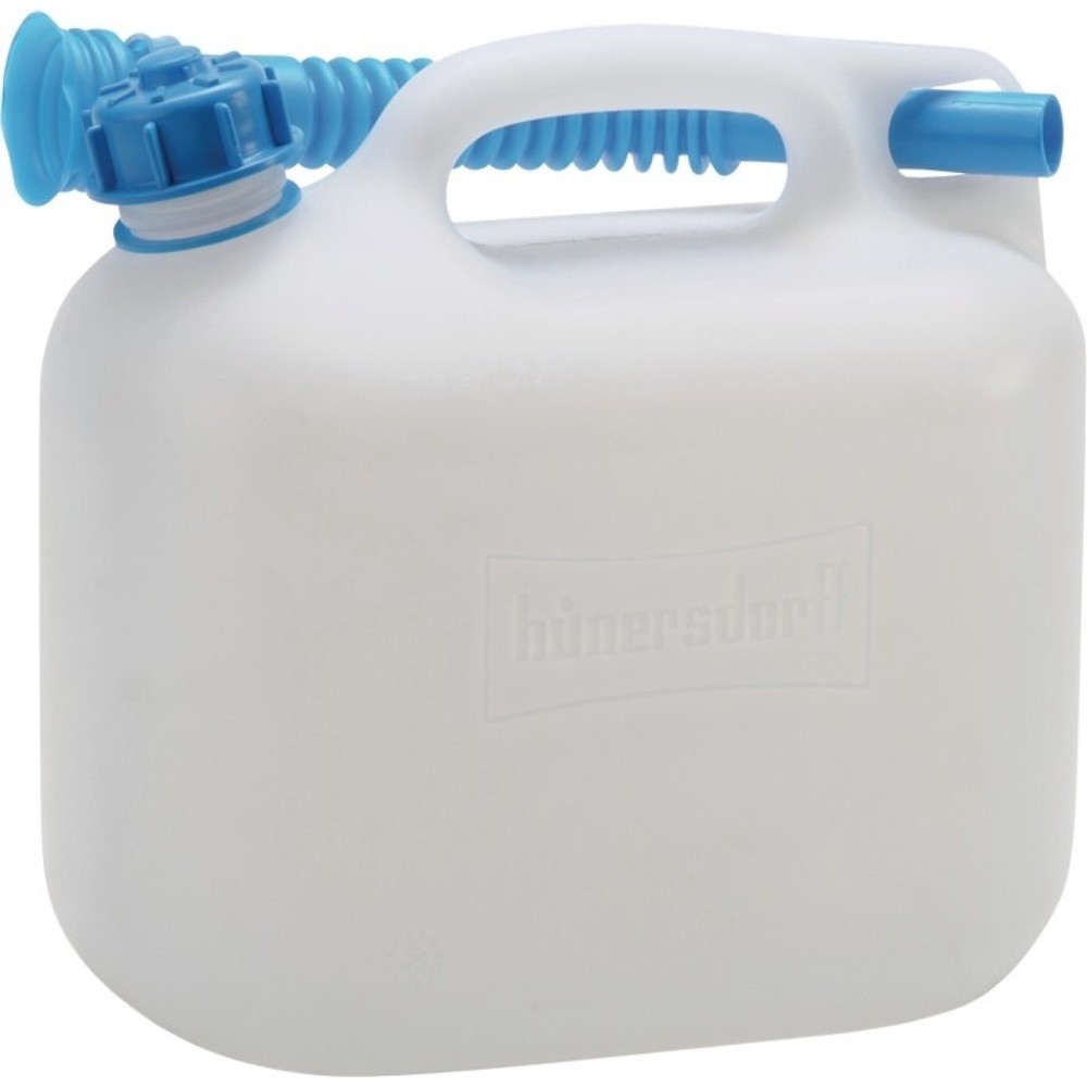 Illustration du produit: Jerricane à eau 5 l HD-PE avec tube verseur H247xl265xP147 mm HÜNERSDORFF