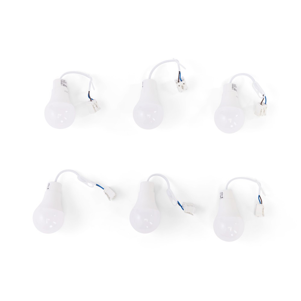 Illustration du produit: Restposten - Zwischenverkauf vorbehalten: Steinbock® LED-Baustellen-Leuchtmittel, 10 W, 1.055 lm, 4.000 K, SMD 2835, IP 20, 6 Stk/VE