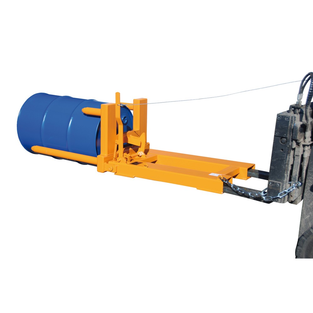 Produktabbildung Nr. 2: Retourneur de fûts Bauer® FW-I, peint, jaune-orange