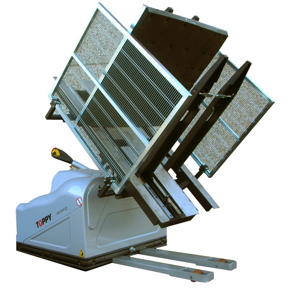 Illustration du produit: Retourneur de palettes mobile, ouverture 600 - 1 800 mm, capacité de charge 1 500 kg