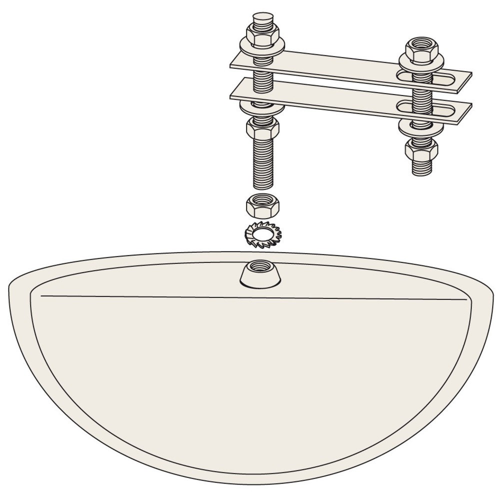 N° de l'image du produit 2 : Rétroviseur Vialux®, pour chariot élévateur, H x l x P 151 x 288 x 68 mm, P.A.S.®