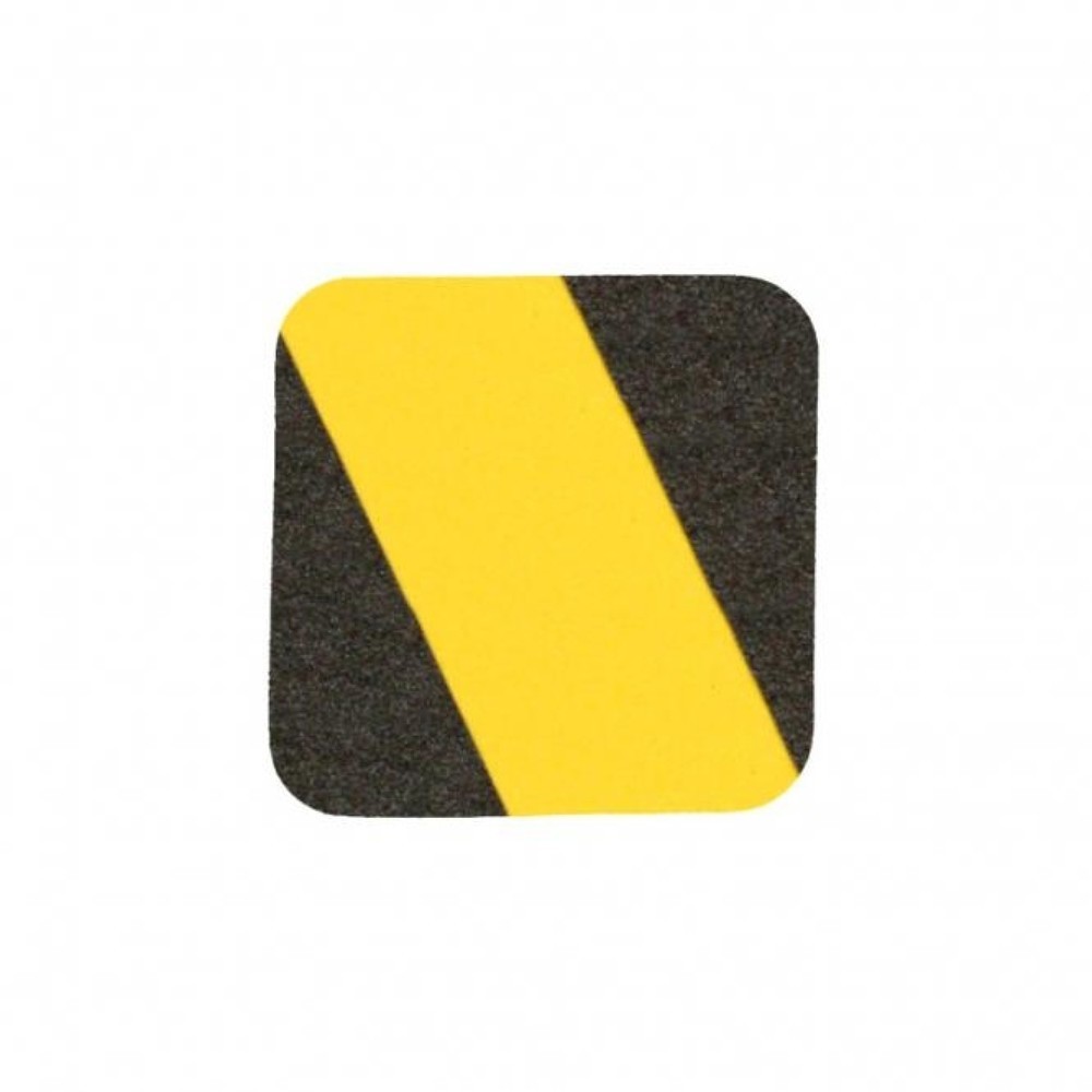Illustration du produit: Revêtement antidérapant m2™, déformable, 50 pièces, L x l 140 x 140 mm, noir-jaune