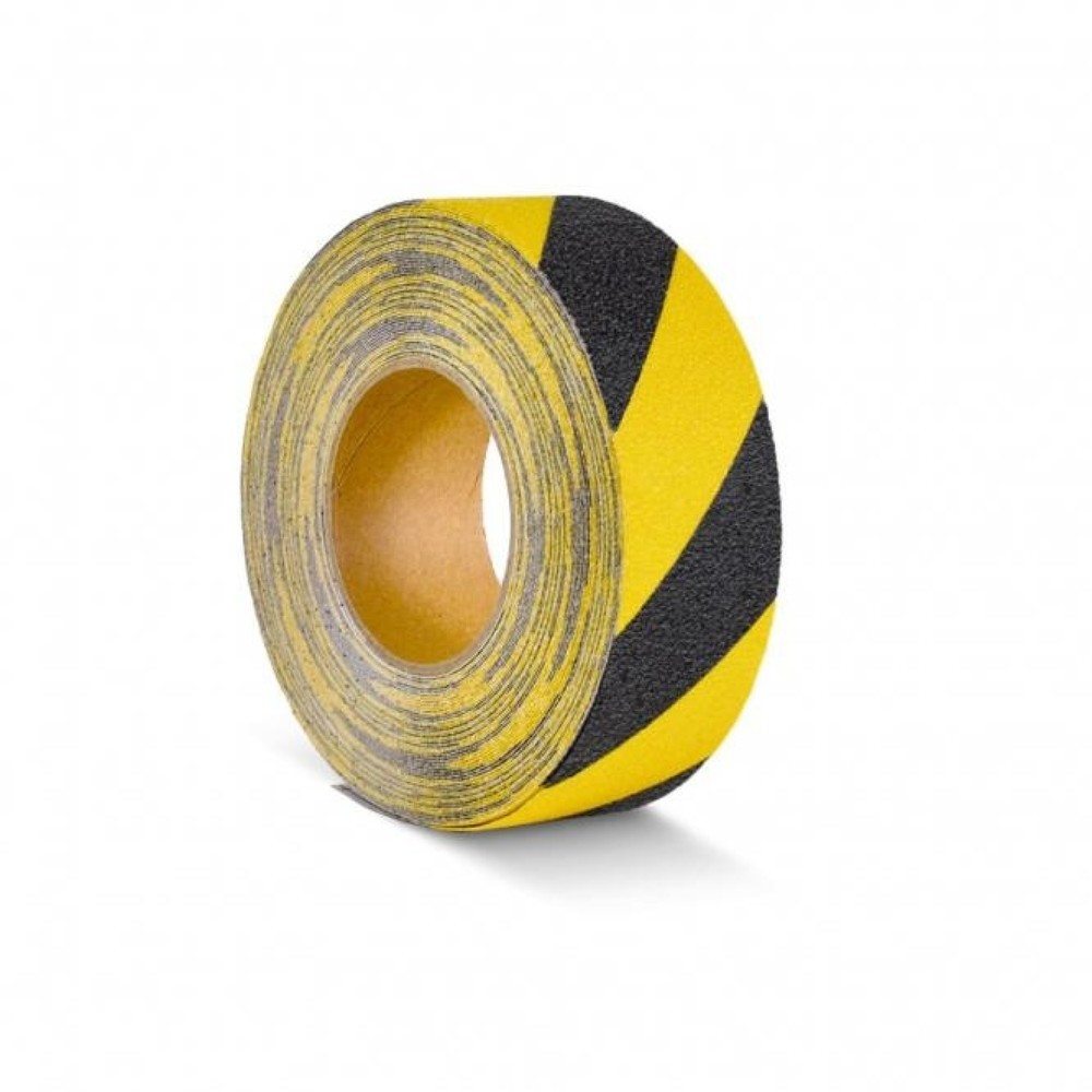 Illustration du produit: Revêtement antidérapant m2™, déformable, rouleau, largeur 50 mm, noir-jaune