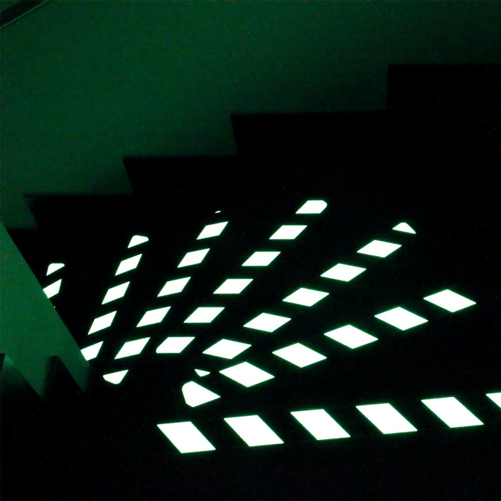 Produktabbildung Nr. 3: Revêtement antidérapant m2™ phosphorescent, noir, 10 pièces, L x l 50 x 650 mm