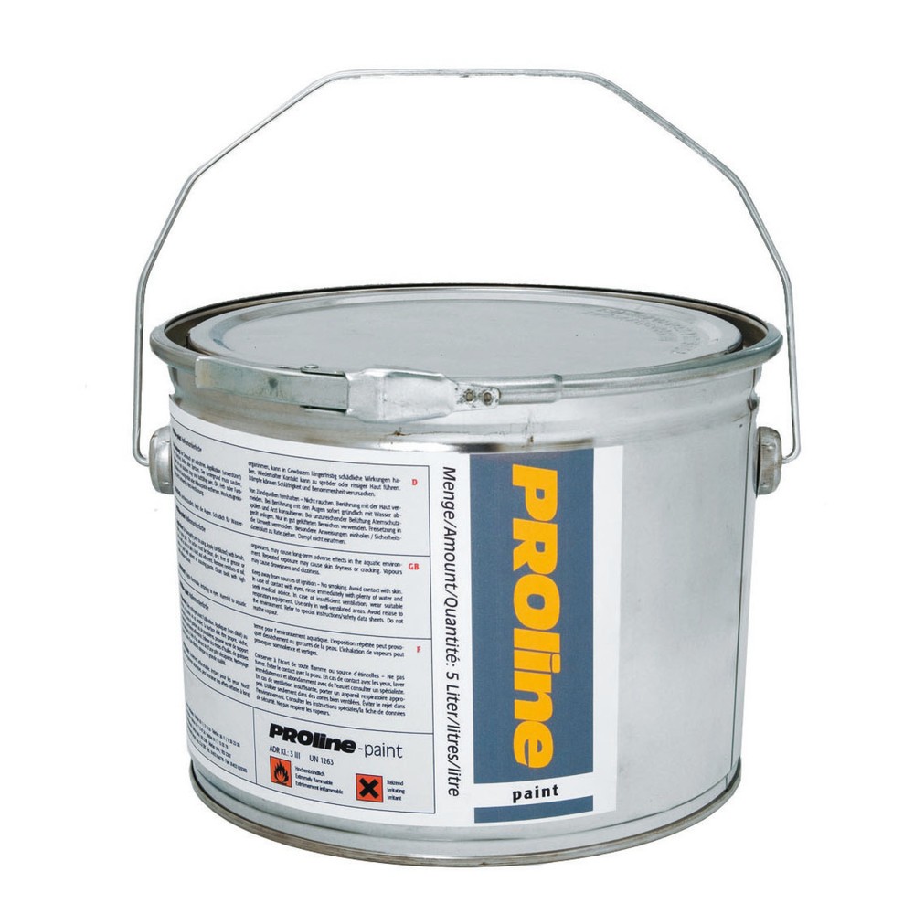 Illustration du produit: Revêtement de hangar PROline-paint, 5 l, mat, RAL 9016 blanc trafic