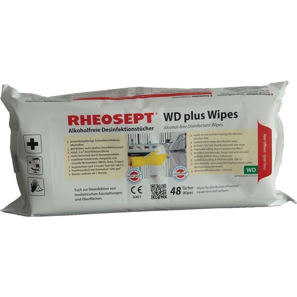 Illustration du produit: RHEOSEPT Desinfektionstücher RHEOSEPT, L300xB270ca. mm, KT=6x48 Tücher
