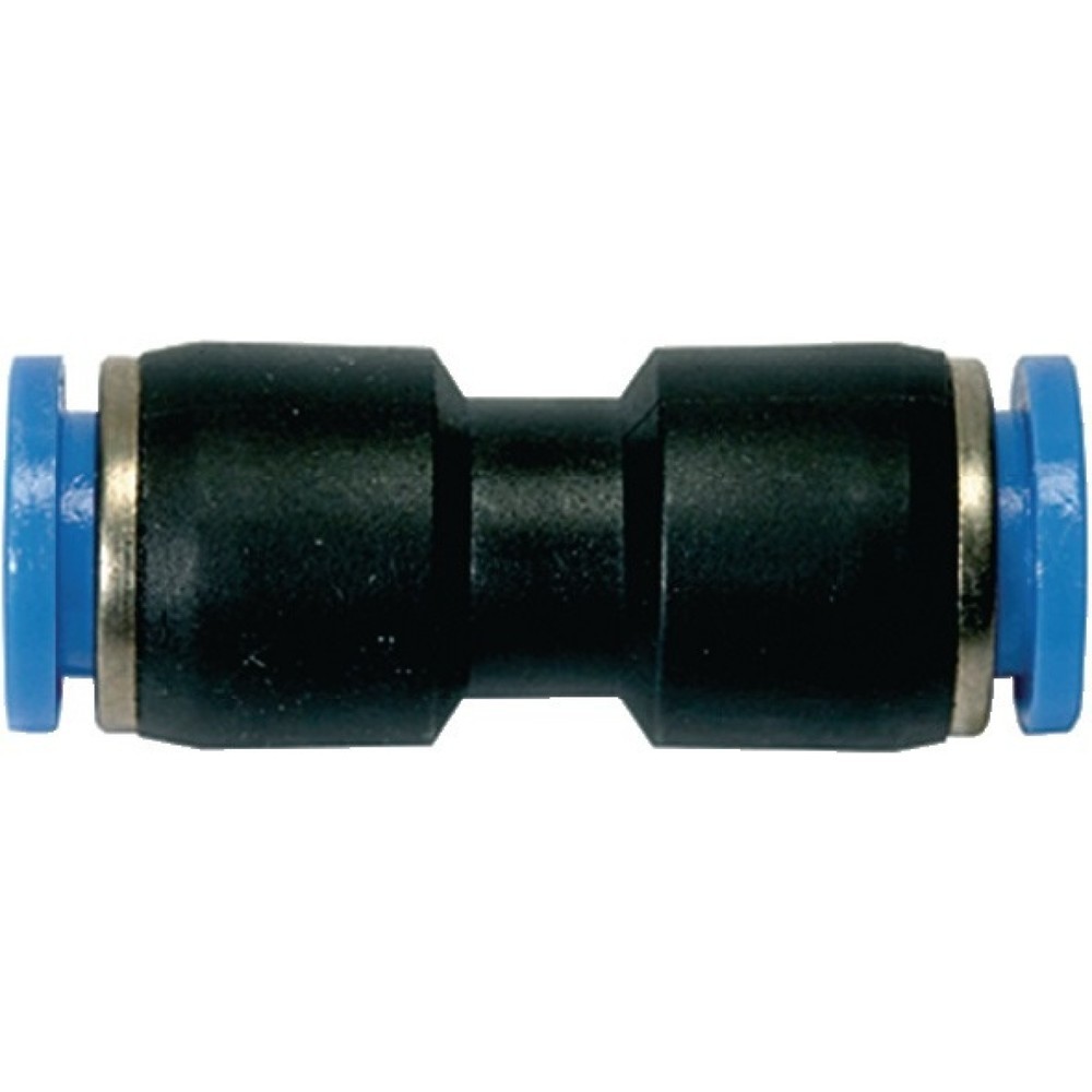 Produktabbildung: RIEGLER Gerade Steckverbindung Blaue Serie, 4 mm, L1 33,0 mm