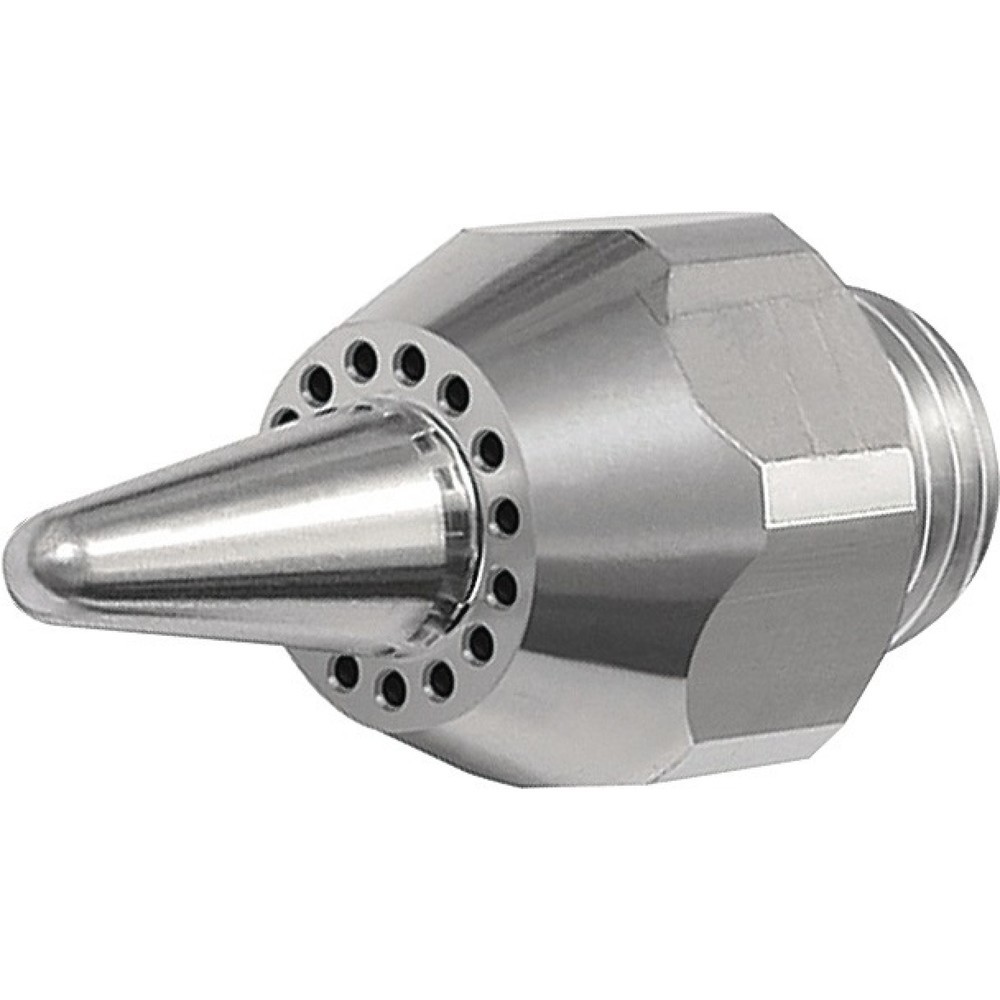 Produktabbildung: RIEGLER Runddüse, Aluminium Länge 41 mm, Aussengewinde, Aussen-Ø 13 mm
