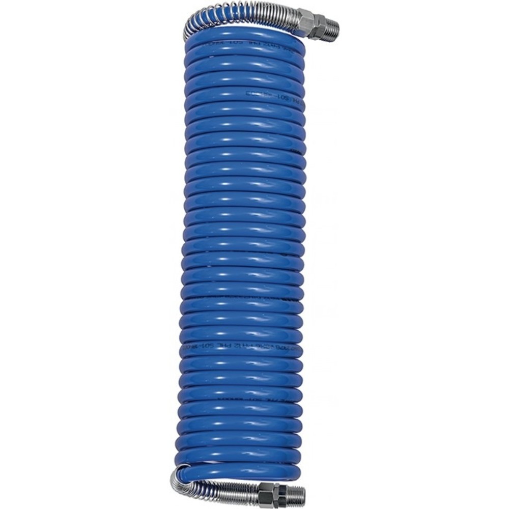 Produktabbildung: RIEGLER Spiralschlauch, Länge 5 m, Innen-Ø 6 mm Aussen-Ø 8 mm, Rolle, R 1/4 ″