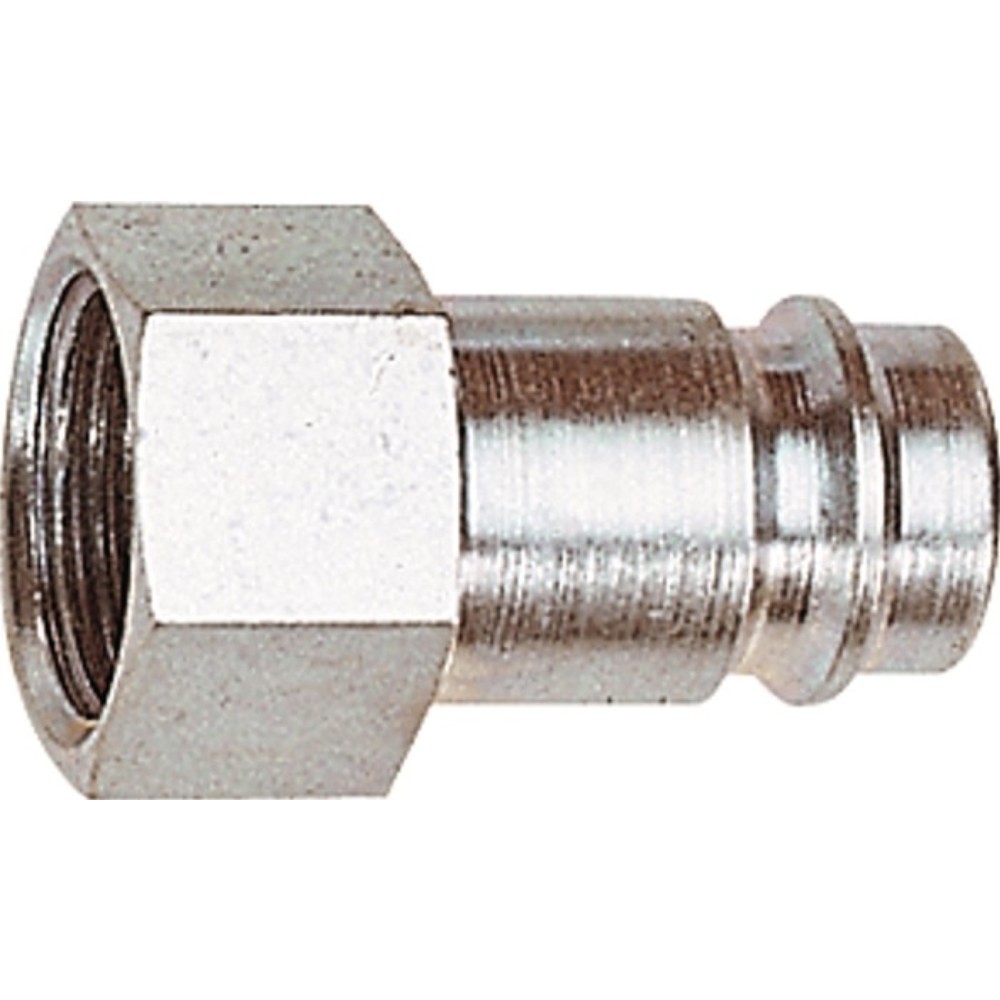 Produktabbildung: RIEGLER Stecknippel, Stahl gehärtet/vern. Stecker DN 10, Innengewinde G 1/2 ″