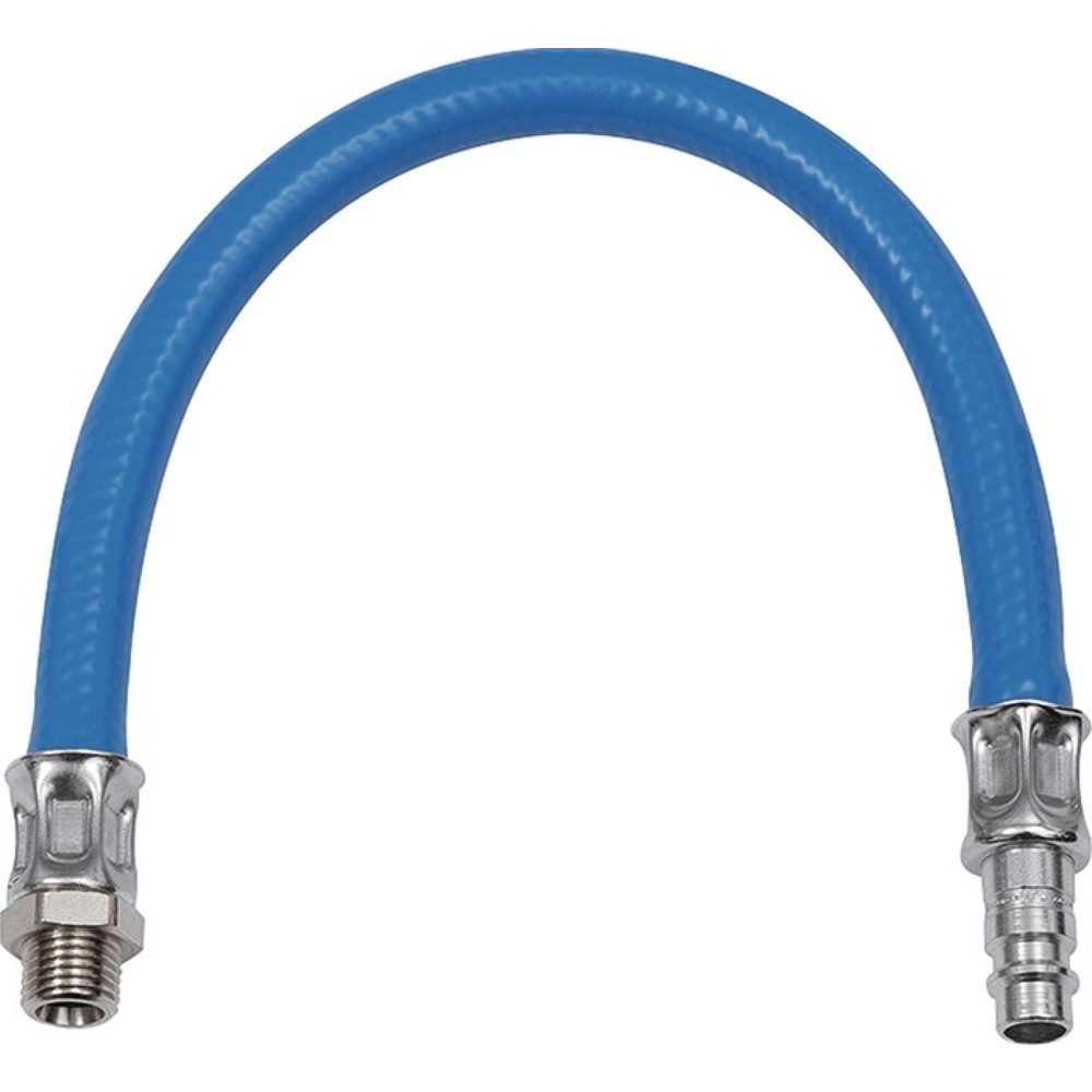 Illustration du produit: RIEGLER Vibrationsdämpfer, DN 7,2-7,8, Außengewinde G 1/4 ″, mit 300-mm-Schlauch