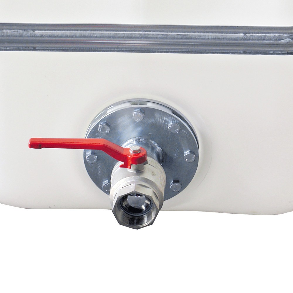 Illustration du produit: Robinet à boisseau sphérique en laiton pour cuves gain de place, filetage 2"