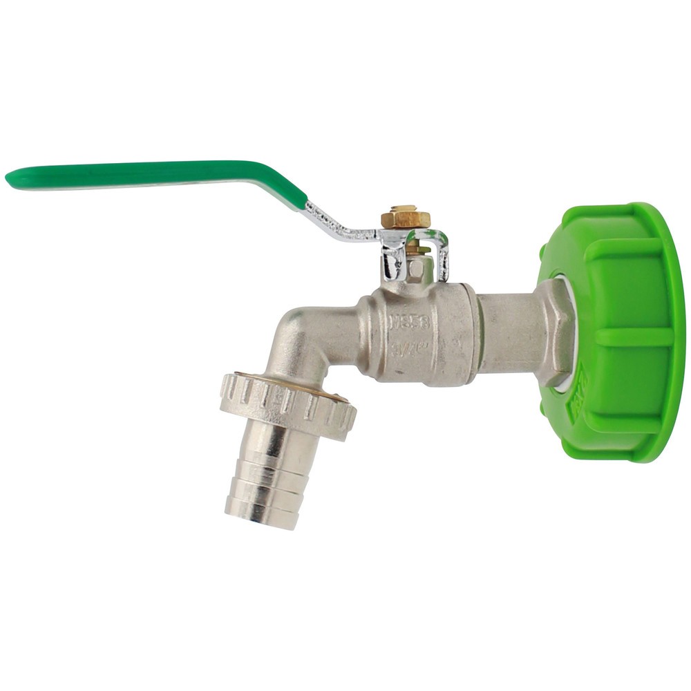 Illustration du produit: Robinet à boisseau sphérique en métal pour conteneur IBC