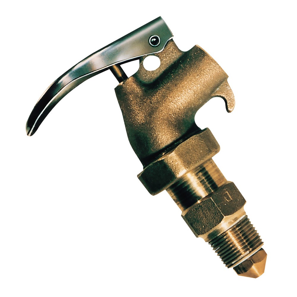 Illustration du produit: Robinet de sécurité pour fût Justrite, laiton, réglable