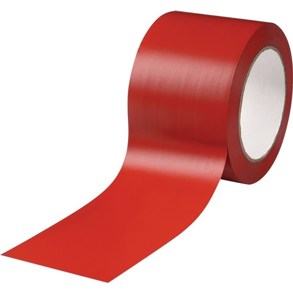 Illustration du produit: ROCOL Bodenmarkierungsband Easy Tape, rot, PVC, Rolle, Länge 33 m Breite 75 mm