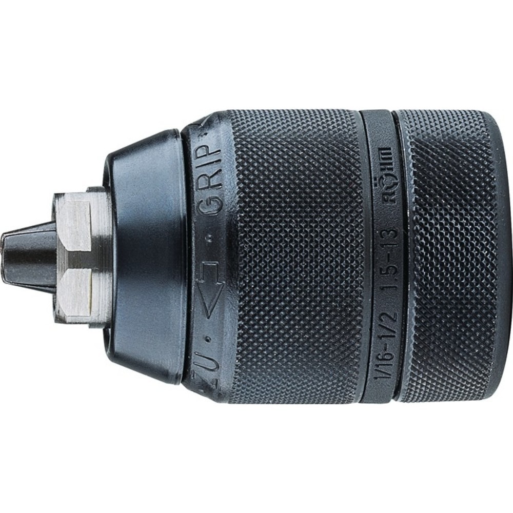 Illustration du produit: RÖHM Schnellspannbohrfutter, 1/2″ - 20 mm, Spann-Ø 1,5-13 mm, für Rechts- und Linkslauf Metall