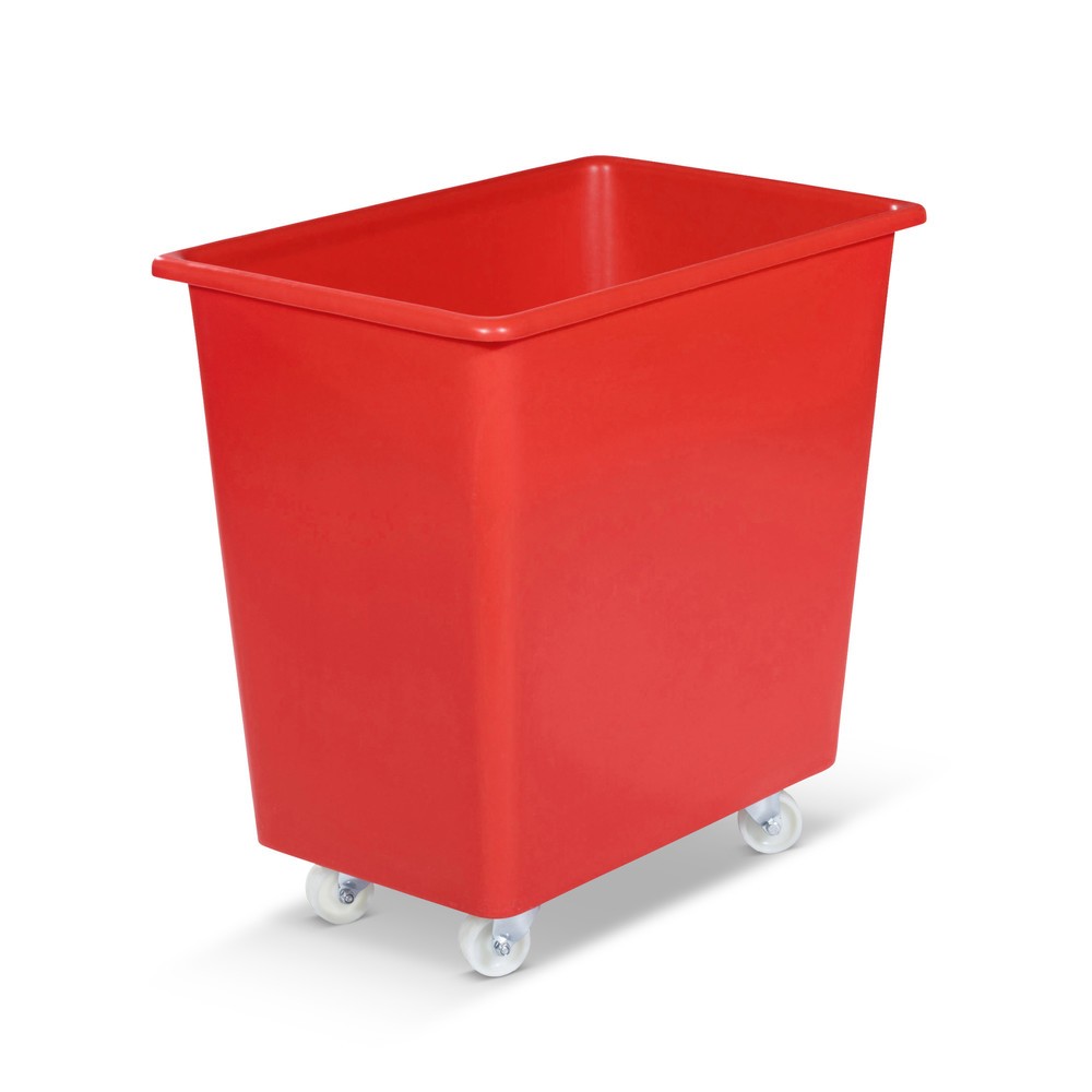 Produktabbildung: Rollbehälter BASIC, BxT 660 x 432 mm, rot