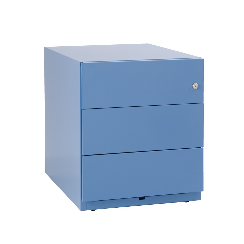 Produktabbildung Nr. 1: Rollcontainer Note™, HxBxT 495 x 420 x 565, 3 Schubladen, blau