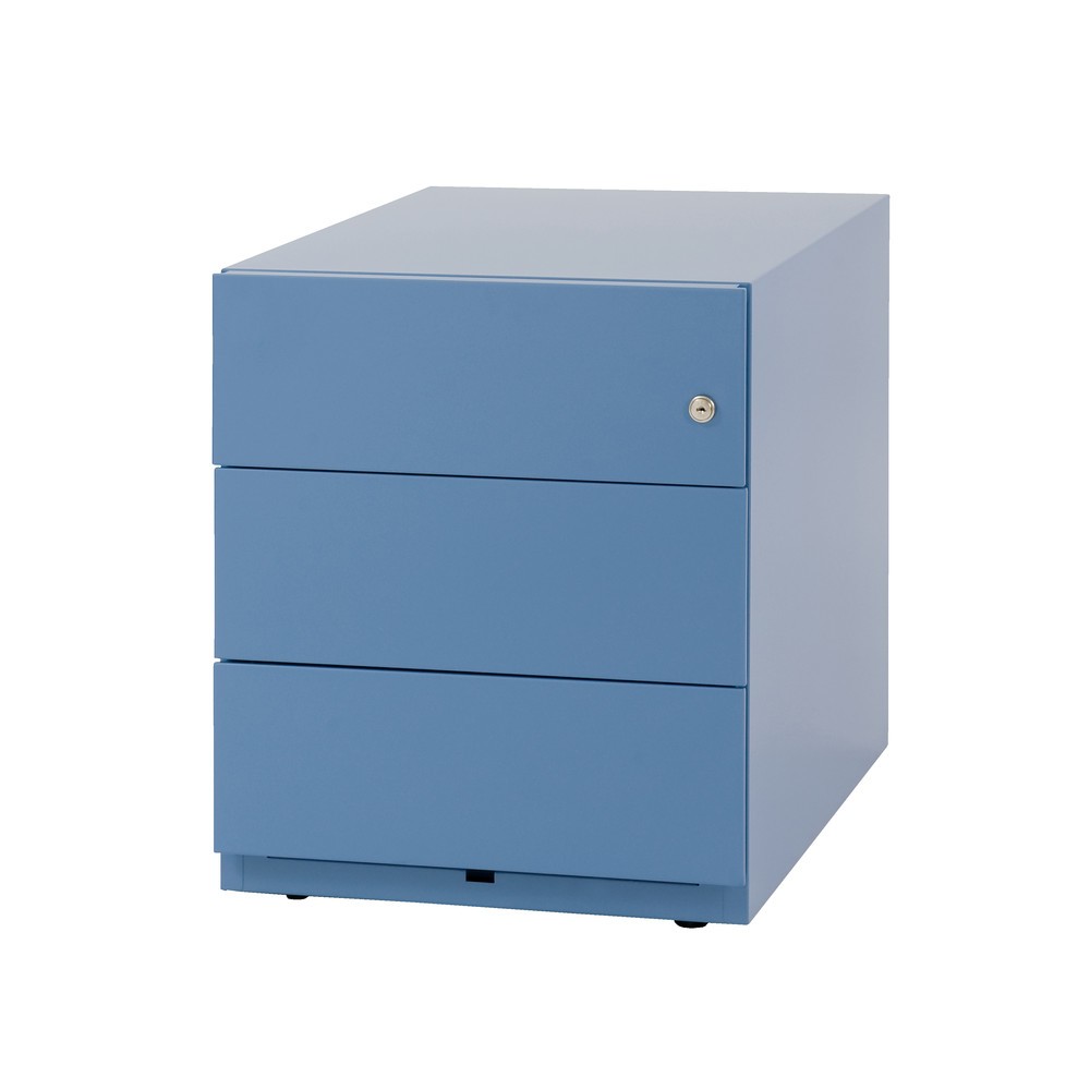Produktabbildung Nr. 6: Rollcontainer Note™, HxBxT 495 x 420 x 565, 3 Schubladen, blau