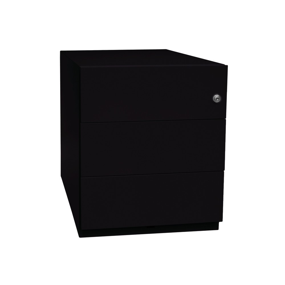 Produktabbildung Nr. 1: Rollcontainer Note™, HxBxT 495 x 420 x 565, 3 Schubladen, schwarz