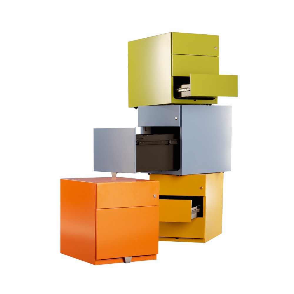 Produktabbildung Nr. 9: Rollcontainer Note™ mit Hängeregister und Schublade, HxBxT 495 x 420 x 565 mm, weiss