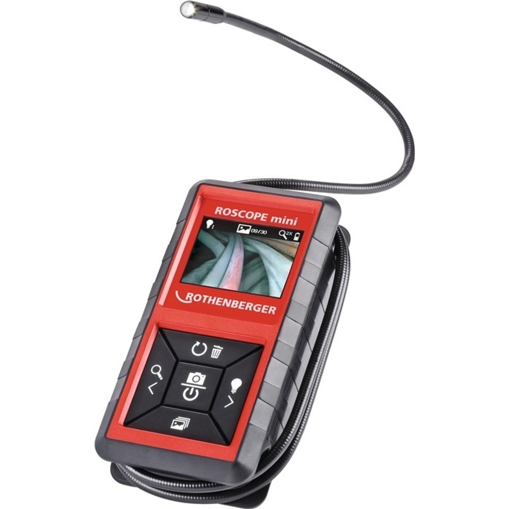 Produktabbildung: ROTHENBERGER Inspektionskamera ROSCOPE®mini 2 Zoll 320x240 8,5mm Kabel-L.1200mm
