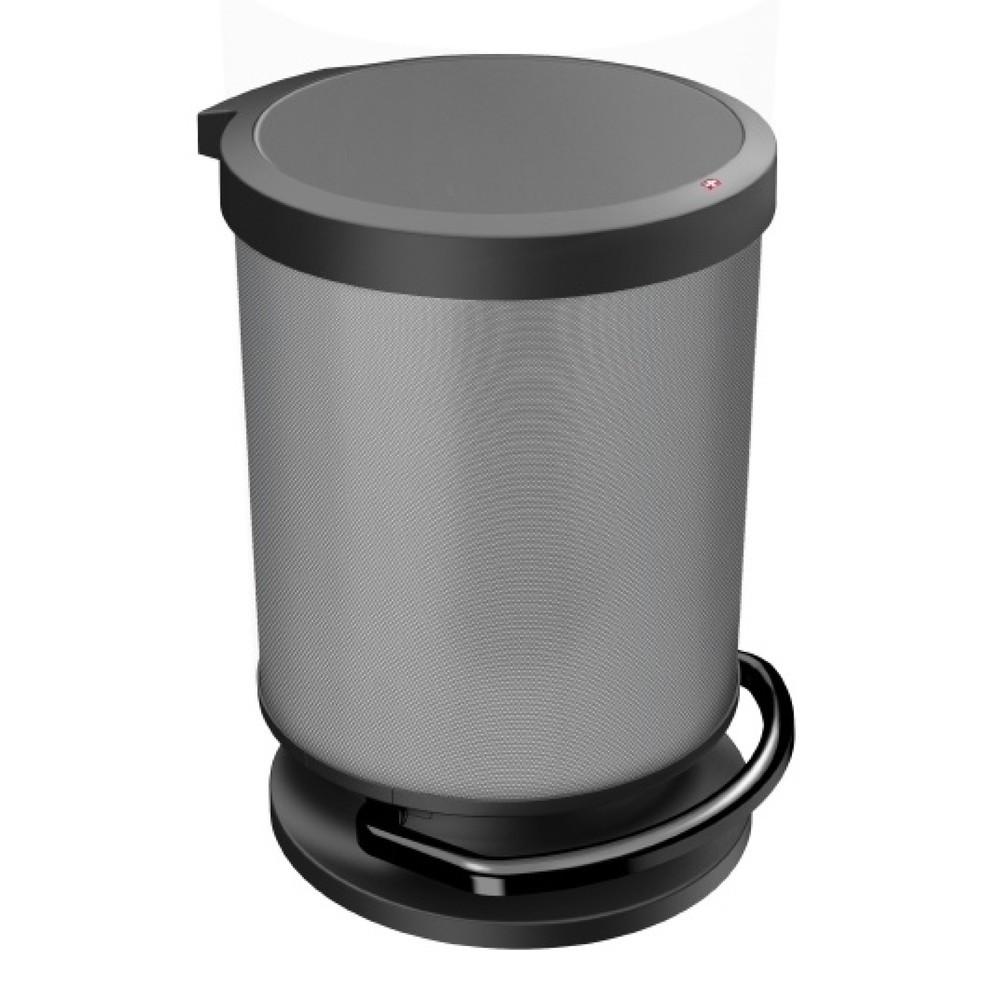 Illustration du produit: rothopro Paso Poubelle à pédale ronde carbone 20 litres