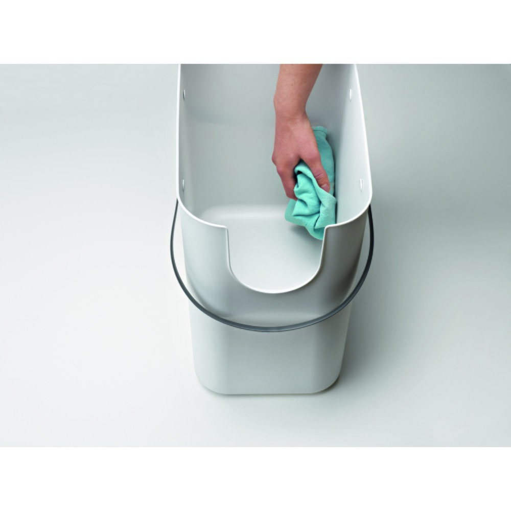Produktabbildung Nr. 5: rothopro  Recycling-Müllsystem ALBULA, 25 l, weiss