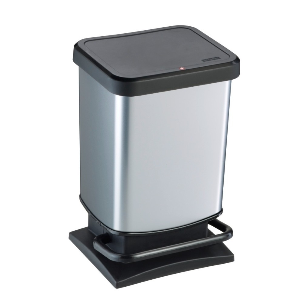 Produktabbildung Nr. 1: rothopro  Treteimer PASO, 20 l, metallic