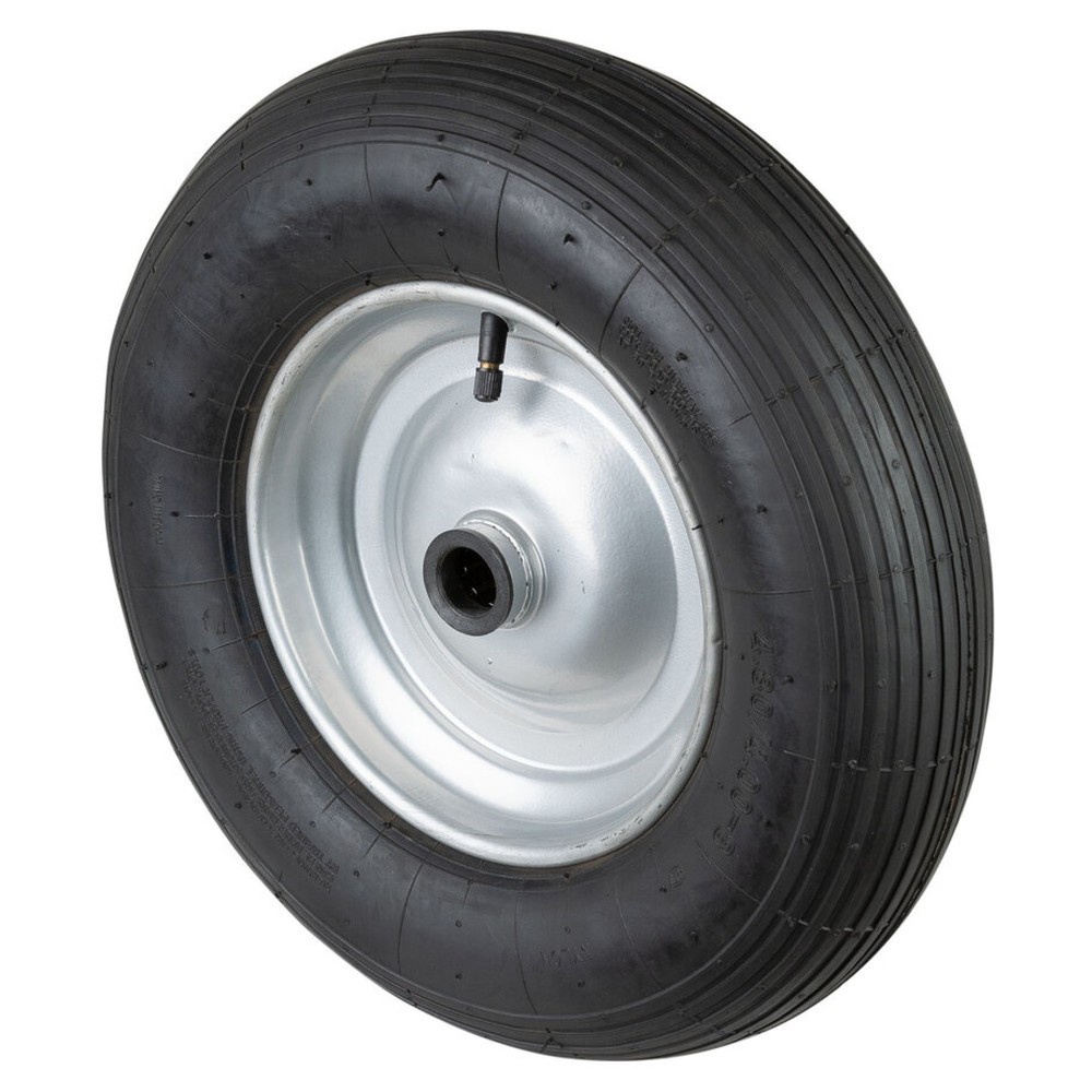 Produktabbildung Nr. 1: Roue gonflable, profil rainuré, palier à rouleaux, Ø x largeur 400 x 100 mm, capacité de charge 200 kg