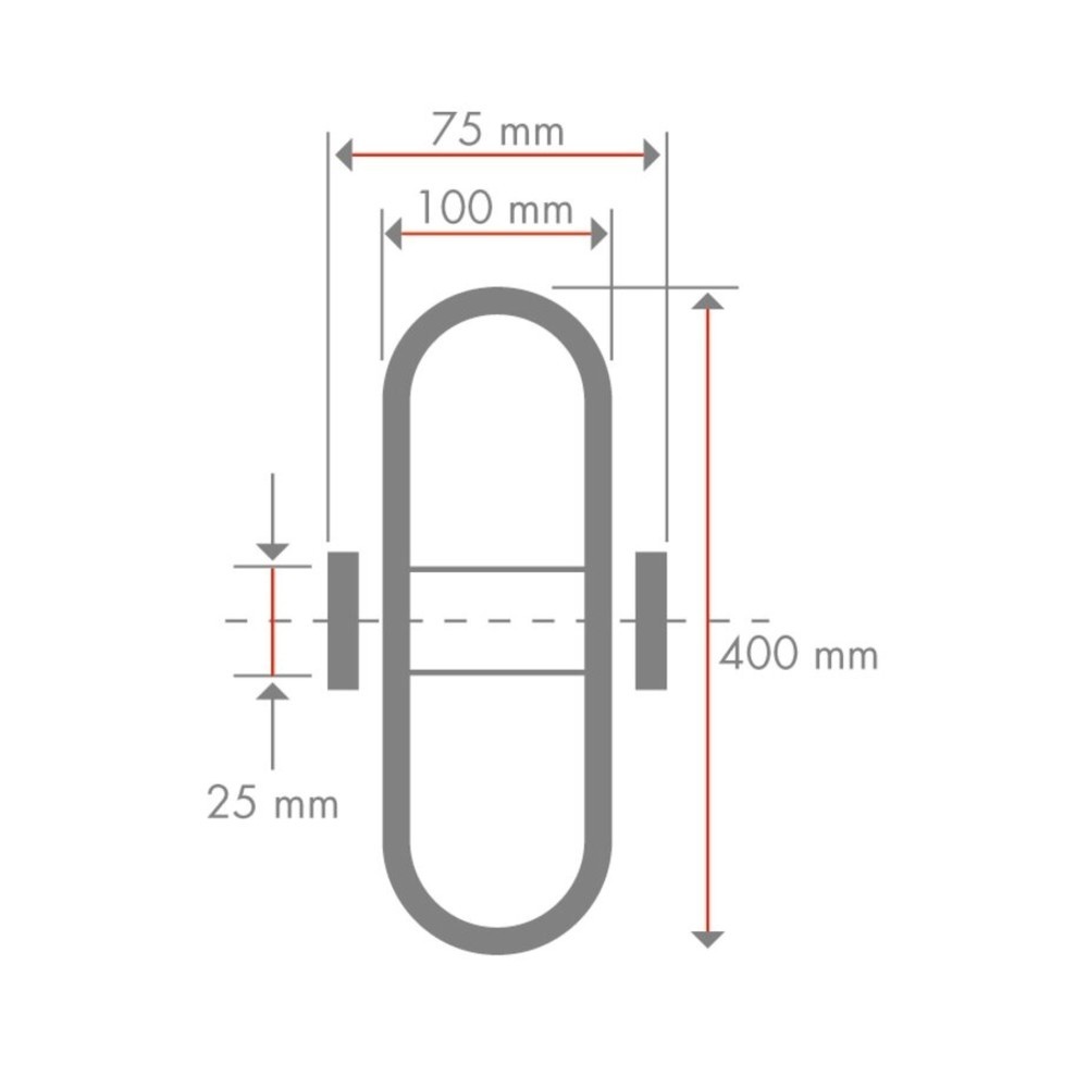 Produktabbildung Nr. 2: Roue gonflable, profil rainuré, palier à rouleaux, Ø x largeur 400 x 100 mm, capacité de charge 200 kg