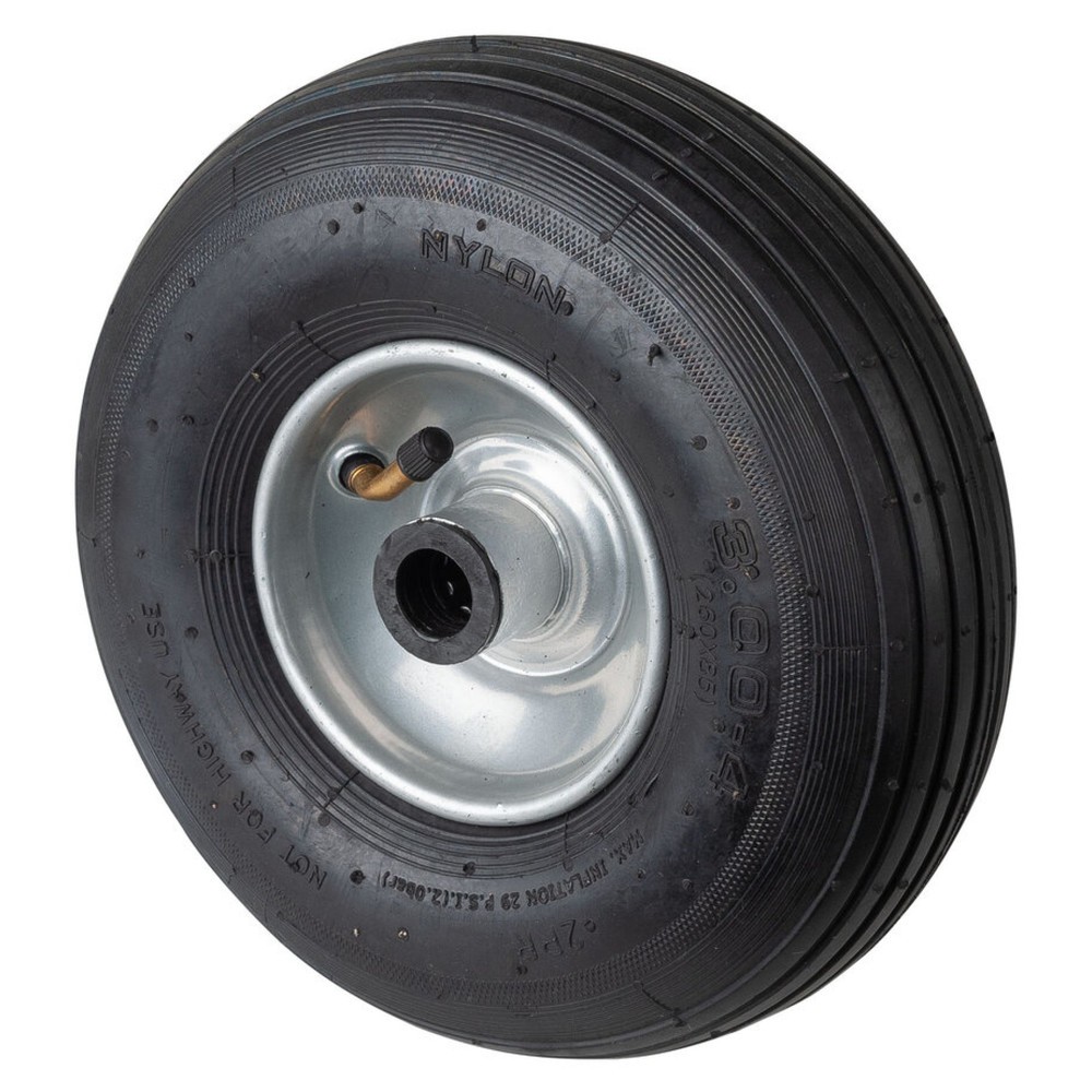 Produktabbildung Nr. 1: Roue gonflable, profil rainuré, palier à rouleaux, Ø x largeur 260 x 85 mm, capacité de charge 130 kg